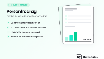 Illustration af personfradrag, og lidt fakta omkring det