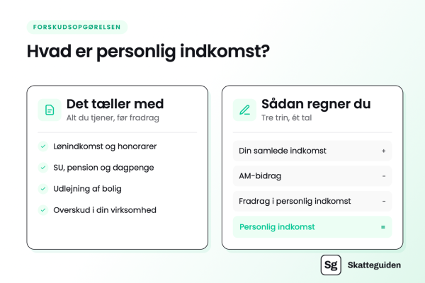Illustration af personlig indkomst, hvad tæller med?
